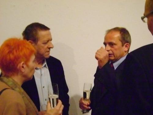 Szigeti és Milan Kurucz a Kalligram igazgatója