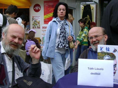 Filep és Tóth László a Könyvhéten