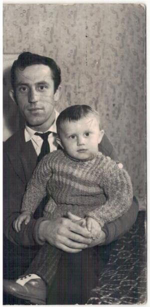 Fellinger Károly édesapjával