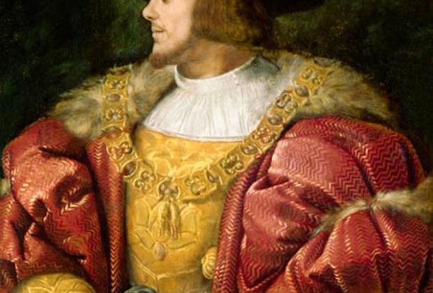 II. Lajos magyar király (1506–1526) portréja – Tiziano Vecellio festménye