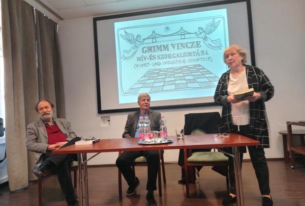 Orosz István Herr Grimm úr című regényének bemutatójáról